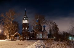 Храм Покрова в Черкизово в ночь на Крещение