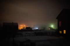 Ночные краски сквозь туман