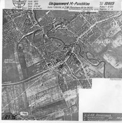 Пушкино, аэрофотосъемка, август 1942