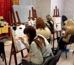 работа над натюрмортом