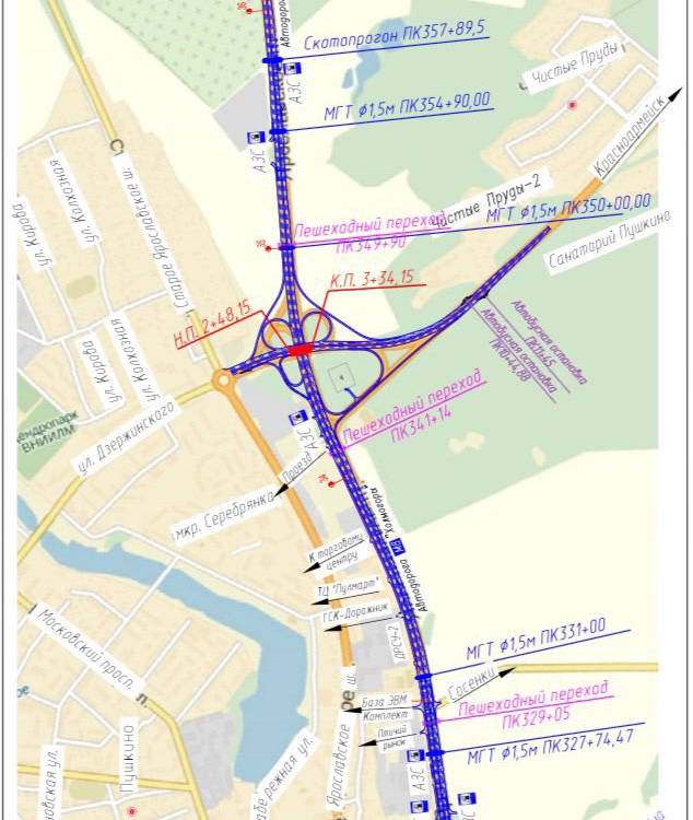 Ярославское шоссе пушкино. Схема реконструкции Ярославского шоссе Пушкино. Реконструкция Ярославского шоссе 29-47 км. План реконструкции Ярославского шоссе. Развязка Ярославское шоссе Пушкино.