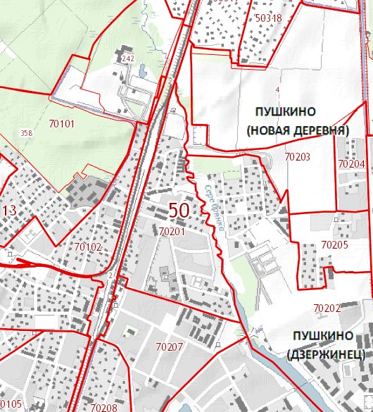 Карта город пушкино московской области