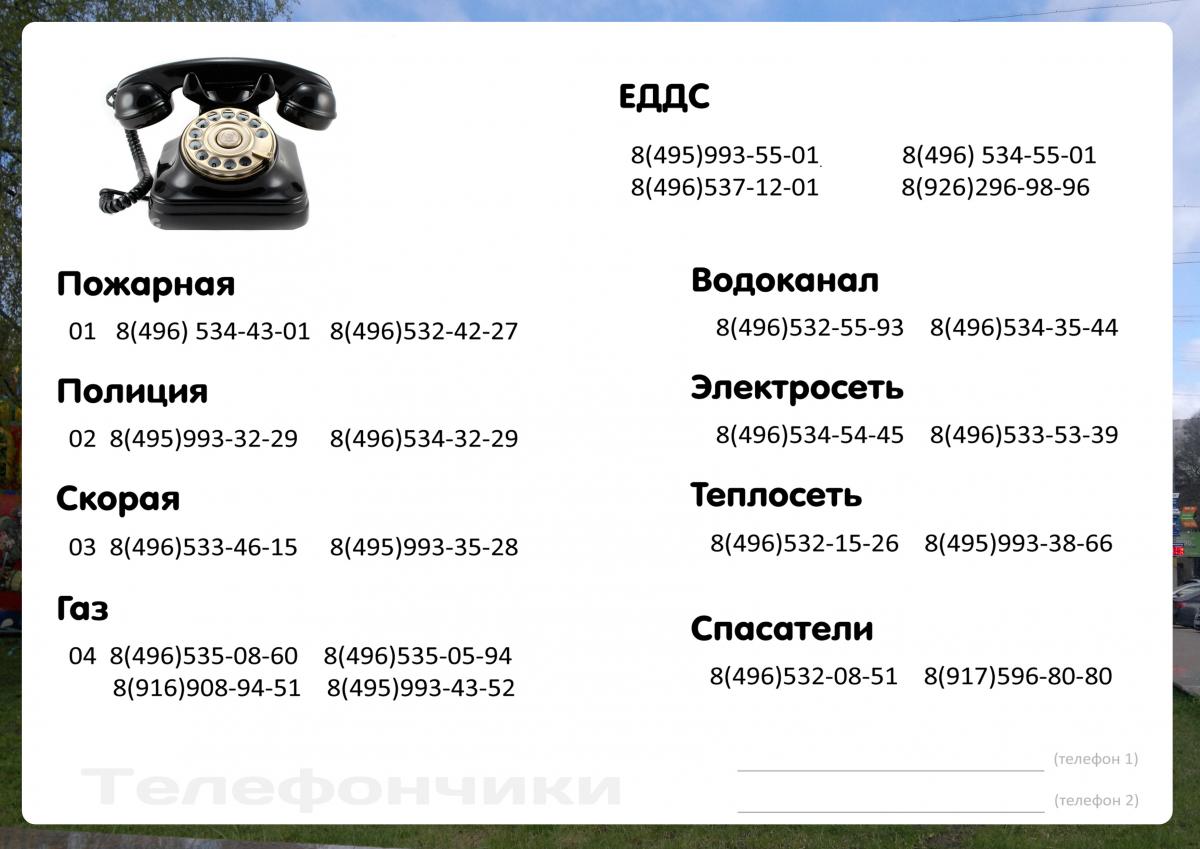 Какие московские номера телефонов