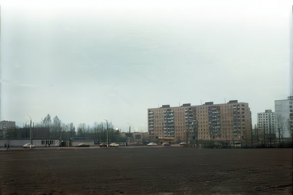 Вид на Дзержинец с поля (1980)