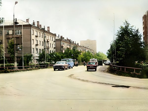 Пушкино. Московский проспект (80-е гг.)