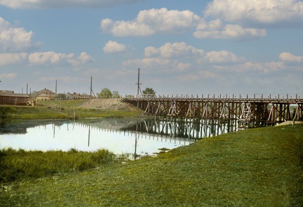 Мост через Клязьму на Ярославском шоссе (1939 г.)